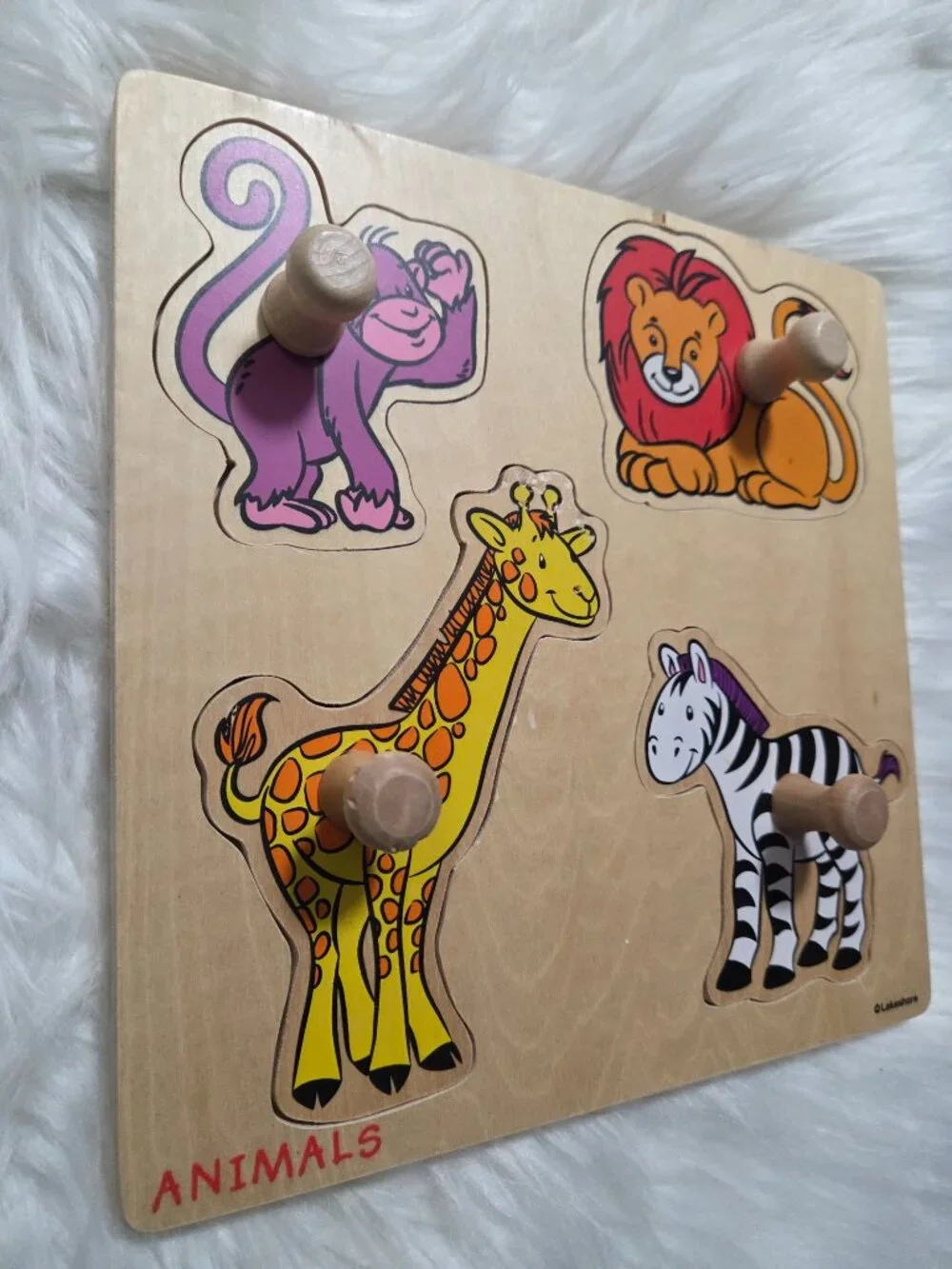 Lakeshore Animal Knob Puzzle
